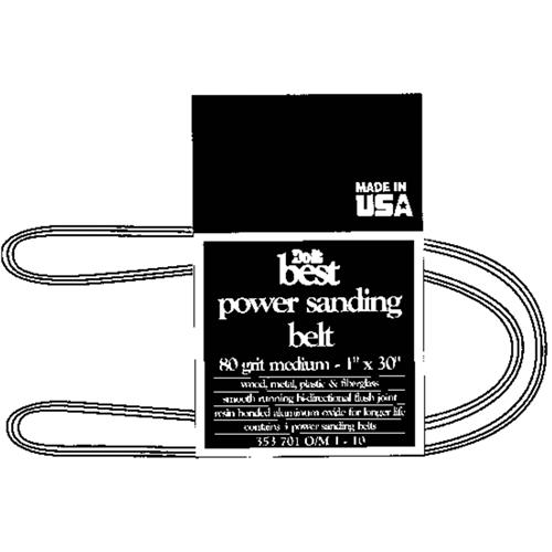 380393GA Do it Best Sanding Belt belt sanding