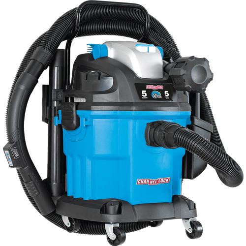 VWM510.CL Channellock 5 Gal. Wall Mount Wet/Dry Vacuum