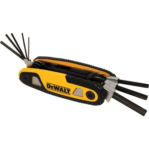 DWHT70262M DeWalt Folding & Locking Hex Key Set