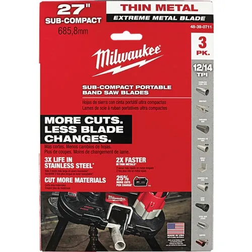 48-39-0601 Milwaukee Extreme Metal Band Saw Blade