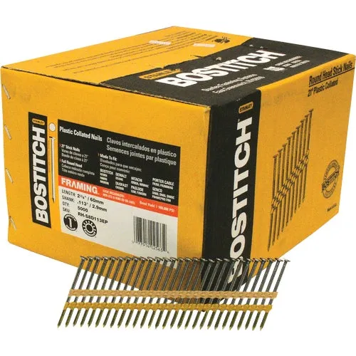 RH-S10D131EP Bostitch 21 Degree Plastic Strip Full Round Head Framing Stick Nail