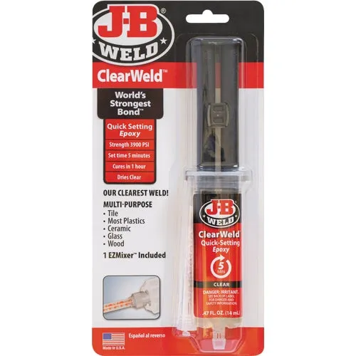 50112 J-B Weld ClearWeld Epoxy