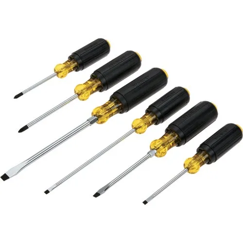66-565 Stanley 6-Piece Vinyl Grip Screwdriver Set