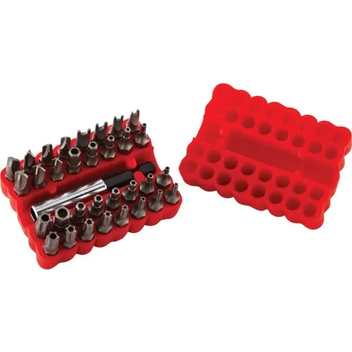 45002 Best Way Tools 33-Piece Security Insert Screwdriver Bit Set