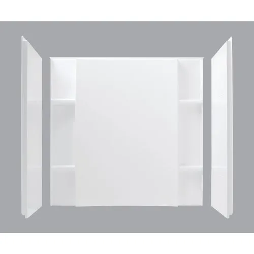 71164100-0 Sterling Accord 60 In. Seated Shower Wall Set 71164100-0, alcove, shower, surrounds, walls
