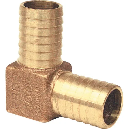 RBDENL100 Merrill Low Lead Barbed Brass Elbow
