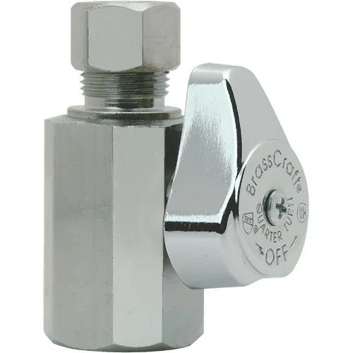 G2R12X CD FIP X Compression Quarter Turn Shut Off Straight Valve