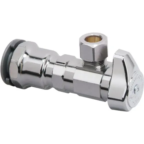 G2PS19X CD BrassCraft Push Connect Compression x Compression Quarter Turn Shut Off Angle Valve