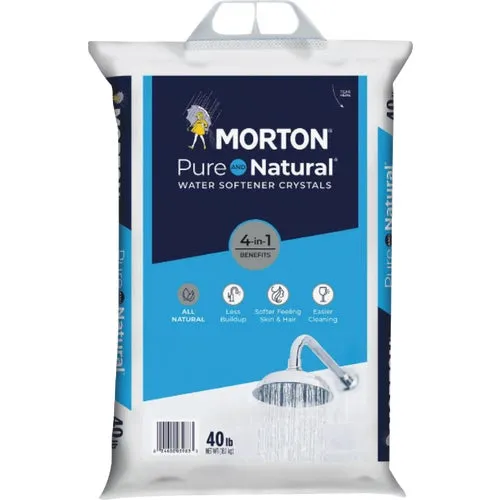 F149830000G Morton Pure and Natural Water Softener Salt