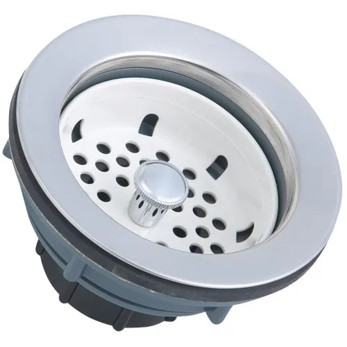 403502 Do it Stainless ABS and Steel Kitchen Basket Strainer Assembly