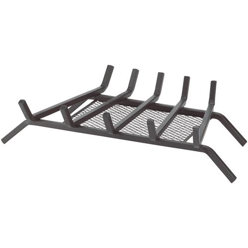 FG-1010 Home Impressions Steel Fireplace Grate with Ember Screen