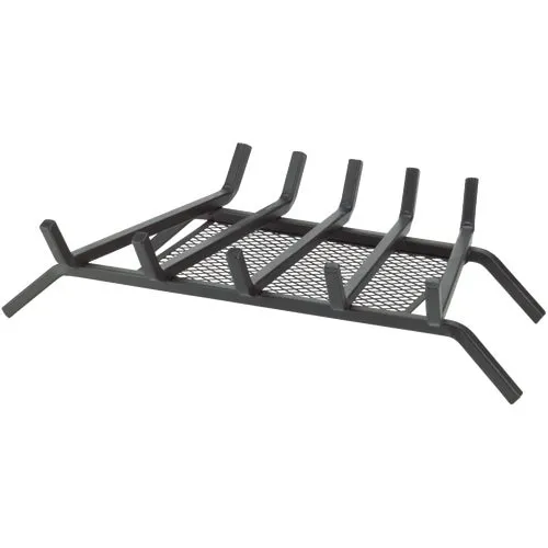 FG-1010 Home Impressions Steel Fireplace Grate with Ember Screen