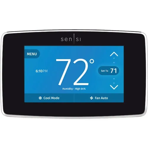 ST75 Emerson Sensi Touch WiFi Programmable Digital Thermostat