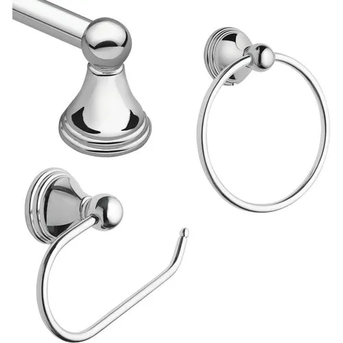DN8433CH Moen Preston Collection 3-Piece Bath Accessory Kit