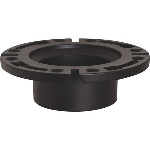 886-4A Sioux Chief 4 In. Hub ABS Open Toilet Flange w/1-Pc. Plastic Ring