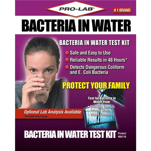 BA110 Pro Lab Bacteria In Water Test Kit