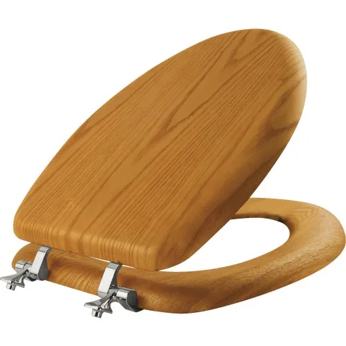 19601CP-378 Mayfair Elongated Veneer Toilet Seat