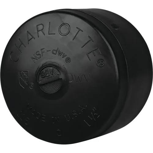 ABS 00116  0600HA Charlotte Pipe Hub ABS Cap