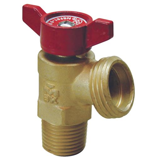 102-054HN Brass Boiler Drain Quarter Turn
