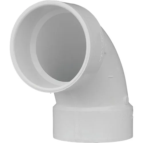 PVC 01300  0600HA Charlotte Pipe 90 Deg. Sanitary PVC Elbow