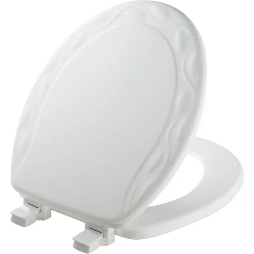 34ECA000 Mayfair Round Designer Sculptured Ivy Wood Toilet Seat