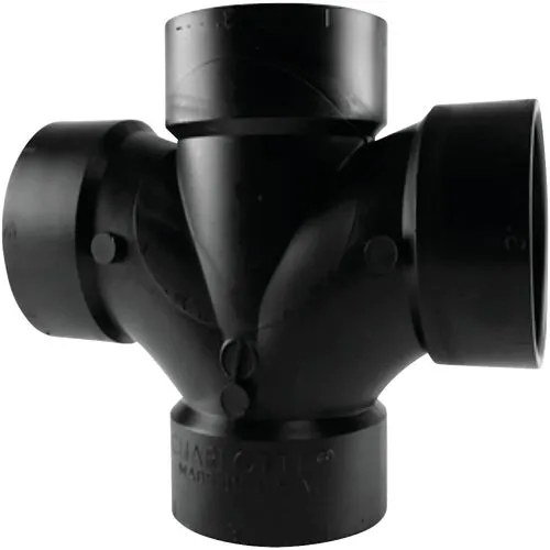 ABS 00428  0600HA Charlotte Pipe Double Sanitary ABS Waste & Vent Tee