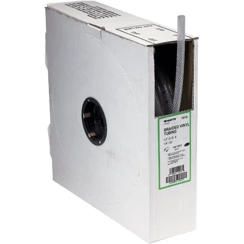 T12004001 Abbott Rubber Bulk Box T12 Clear Braided PVC Tubing