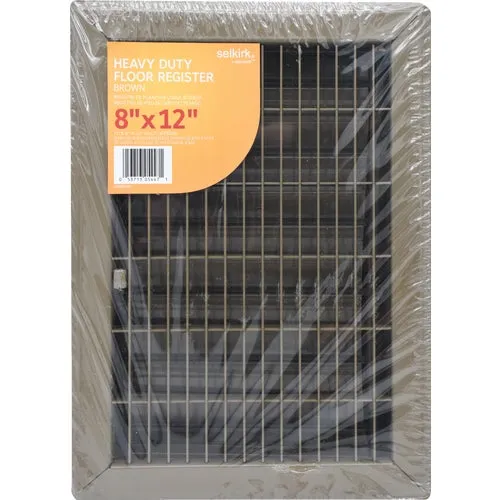 400B10X12 Ameriflow Brown Floor Register