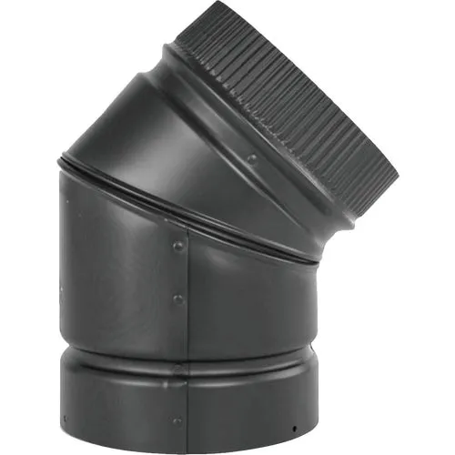 243216 SELKIRK VP Pellet Pipe 45 Deg Pellet Stove Pipe Elbow