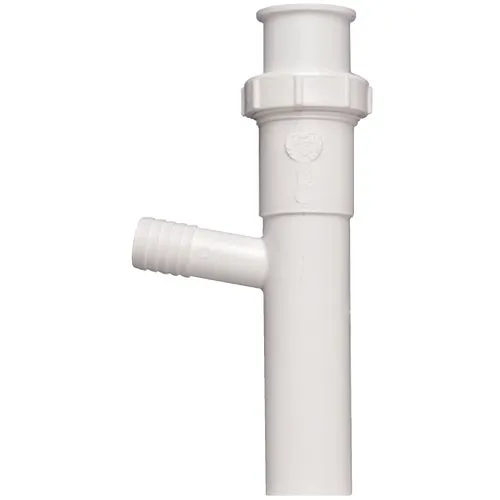 35-8WK Plastic Dishwasher Branch Tailpiece Direct Connect or Slip Joint