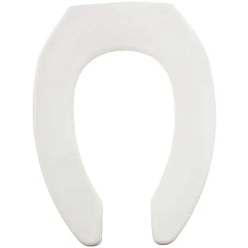 1955C-000 Mayfair Commercial STA-TITE Elongated Open Front Toilet Seat