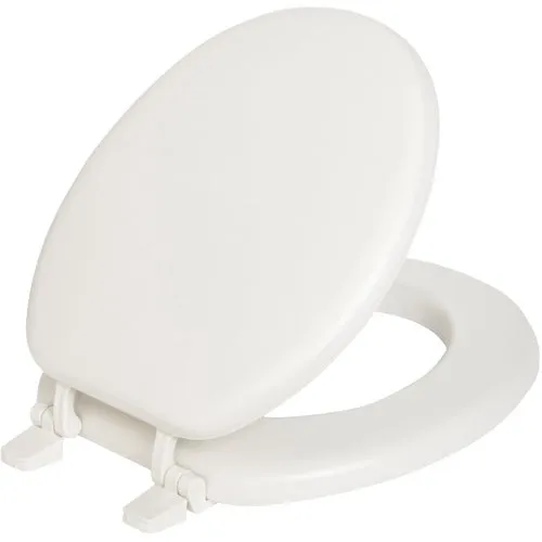 11-000 Mayfair Round Soft Vinyl With Plastic Core Toilet Seat