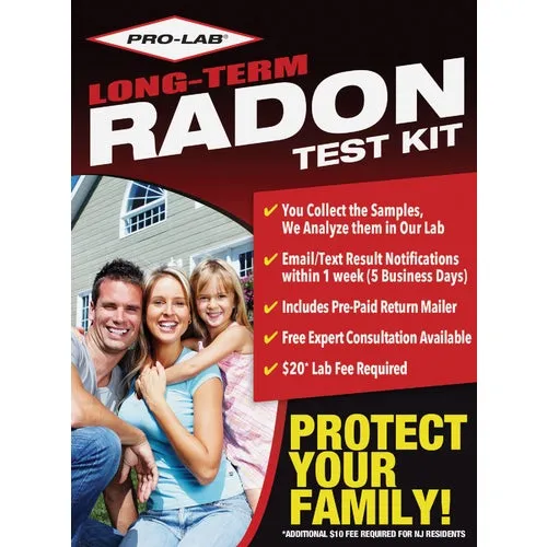 RL116 Long-term Radon Test Kit
