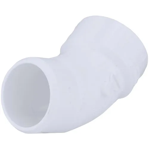 PVC 00323  0600HA Charlotte Pipe 45 Deg. DWV Street PVC Elbow