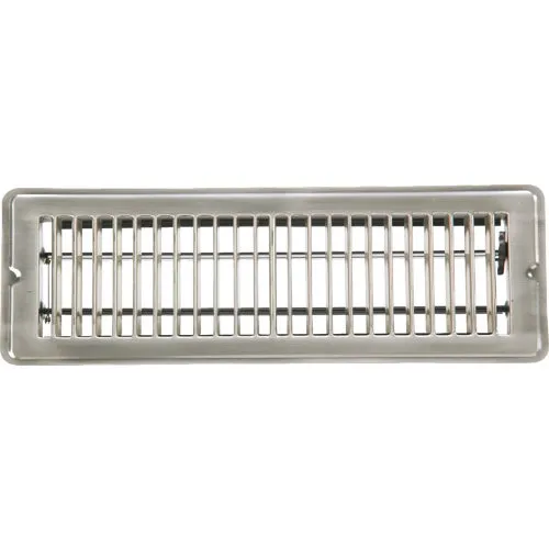 1FL0210SN-NH Home Impressions Stamped Brass Floor Register