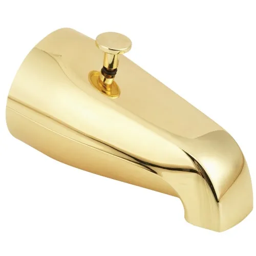 454818 Do it Polished Brass Bathtub Diverter Spout