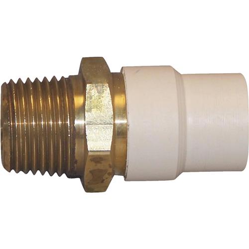 CTS 02216B 0800HA Charlotte Pipe Male to Transition CPVC Adapter