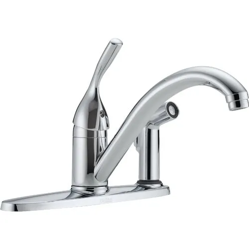 300-DST Delta Classic Single Handle Kitchen Faucet with Sprayer Image
