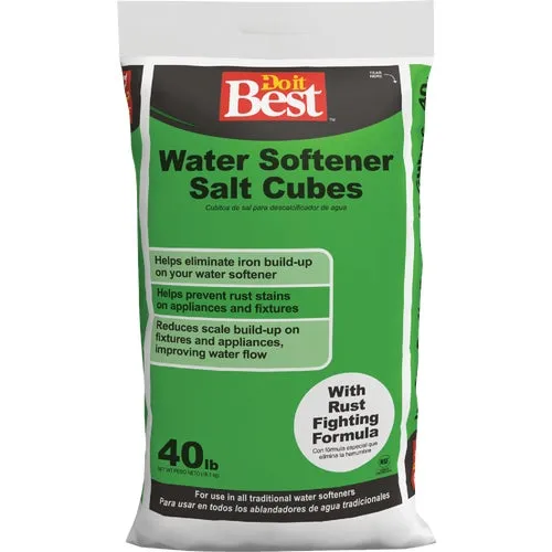 766436 Do it Best Water Softener Salt with Rust Remover