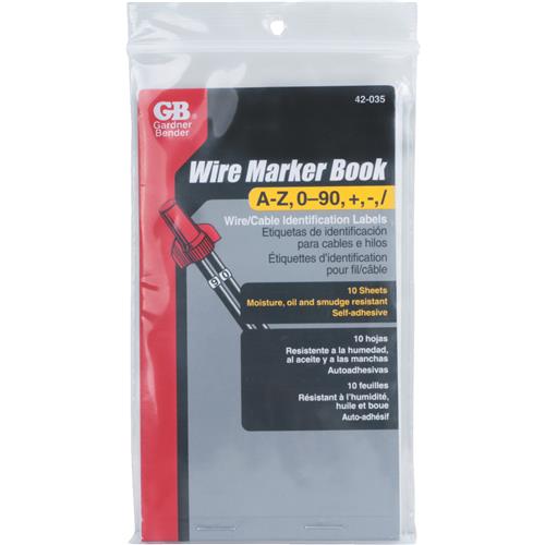 42-035 Gardner Bender Wire Label Book