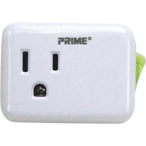 PBES001 Prime Wire & Cable Plug-In Outlet With Switch
