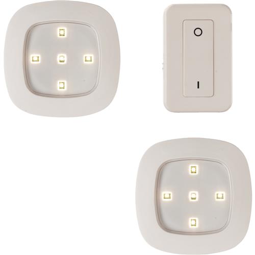 30022-308 Light It LED Remote Control Battery Operated Puck Light