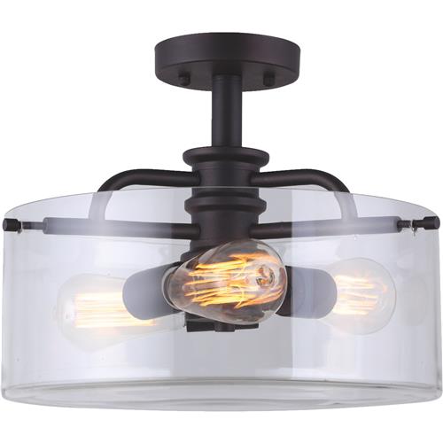 ISF679A03ORB Home Impressions Albany Semi-Flush Mount Ceiling Light Fixture ceiling, fixture, flush, ISF679A03ORB, light, mount