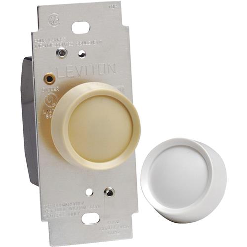 C26-RNL06-0TW Leviton Universal Turn On-Off Rotary Dimmer Switch