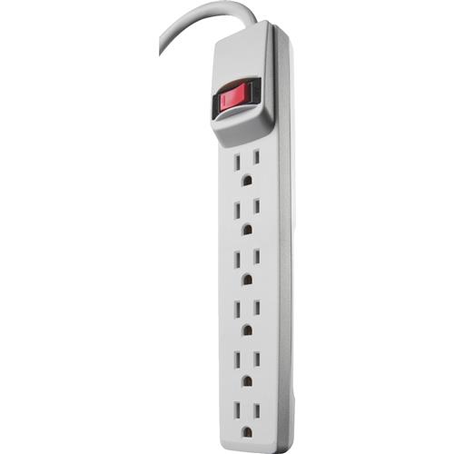 41367 Woods Plastic 6-Outlet Power Strip