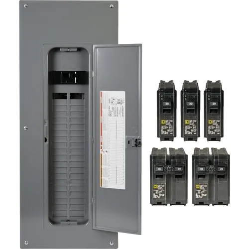 HOM4080M200PCVP Square D Homeline 200A Value Pack Plug-On Neutral Load Center
