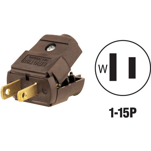 037-00101-2EP Leviton Hinged Cord Plug