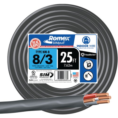 63949205 Romex 8-3 NMW/G Electrical Wire
