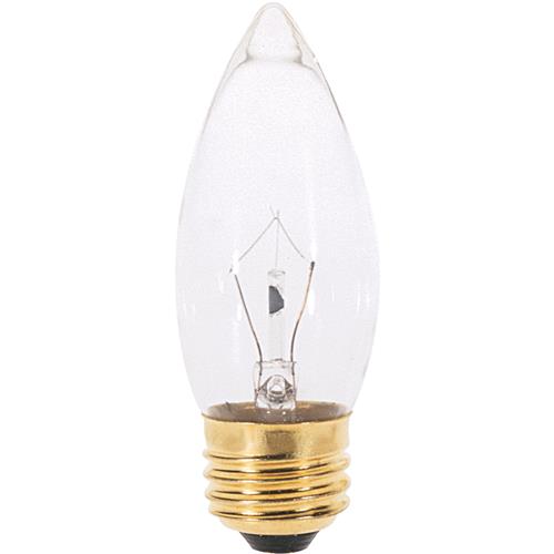S3731 Satco Medium B11 Incandescent Decorative Blunt Tip Light Bulb