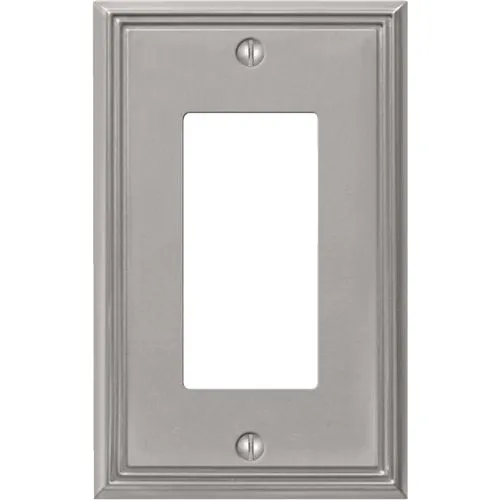 77RBN Amerelle Metro Line Cast Metal Rocker Decorator Wall Plate